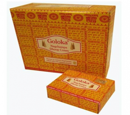 Räucherkegel Goloka Nag Champa 10 Stück