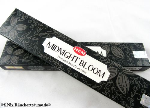 HEM Räucherstäbchen Midnight Bloom Masala / Mitternachtsblüte Premium