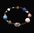 Armband Universum/Galaxie Naturstein
